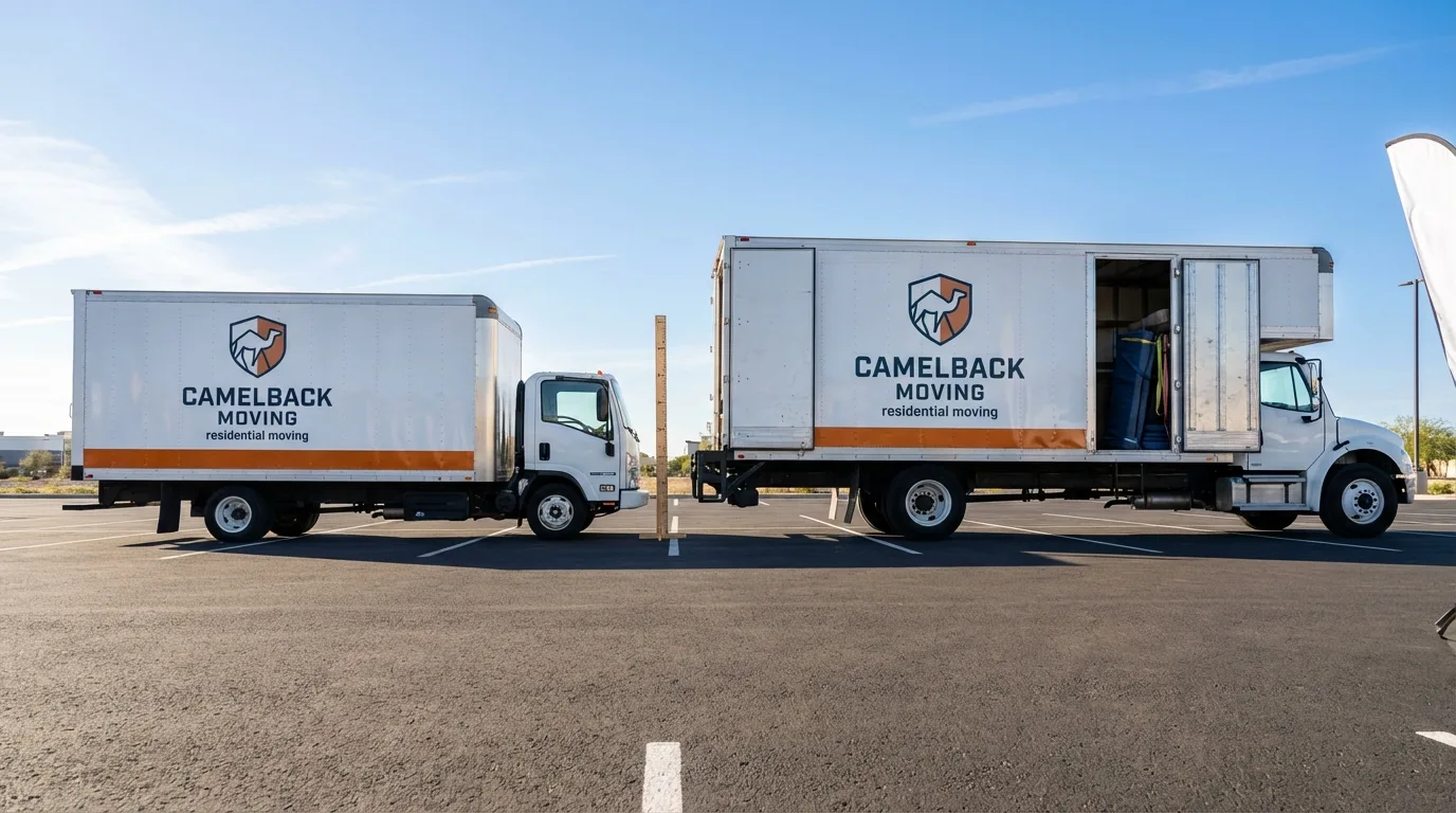Moving truck size capacity guide in Fontana
